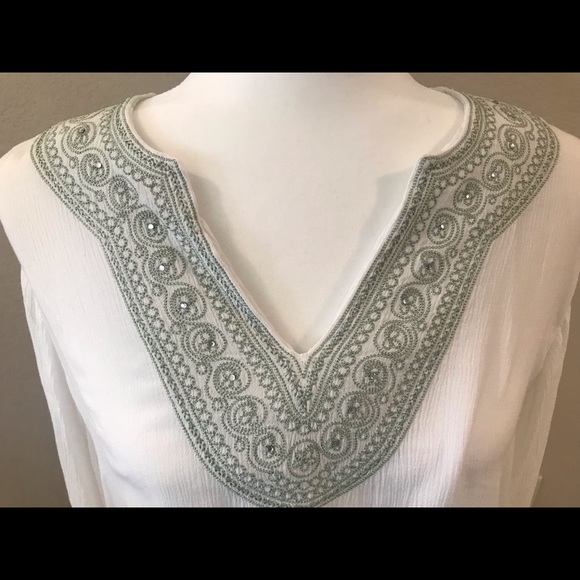 White Sheer Top - Picture 3 of 6